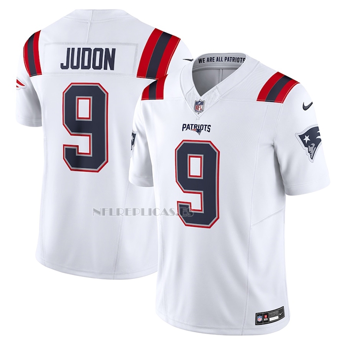 Camiseta NFL Limited New England Patriots Matthew Judon Vapor F.U.S.E. Blanco